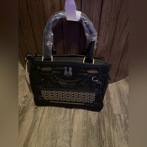 Loungefly Wednesday Typewriter Crossbody Bag NWT